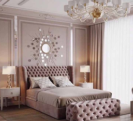 Tufted King Upholstered Platform Bedroom Set