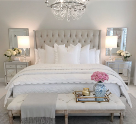 Elegant White Bedroom Set