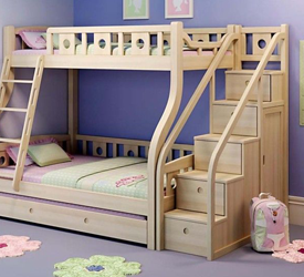 Wooden Bunk Bed