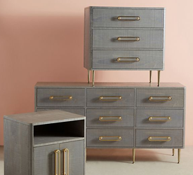 Contemporary Grey Nightstand