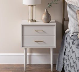 Two Drawer Side Table