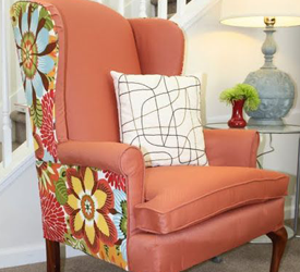 Printed Accent Chair
