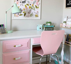 Classy Pink Desk