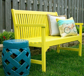 Contemporary Garden Bench