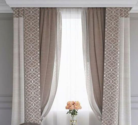 Mediterranean Style Embroidered Curtains