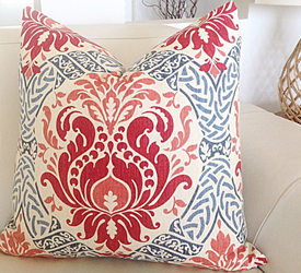 Red Tropical Cushions