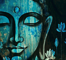 Peace Buddha Canvas