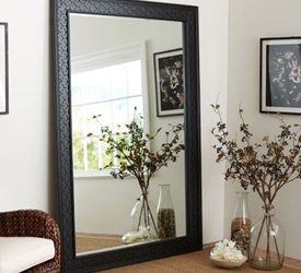 Black Entryway Mirror