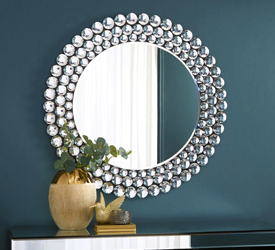 Crystal Surround Wall Mirror
