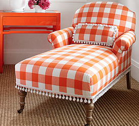 Farmhouse Chaise Lounge