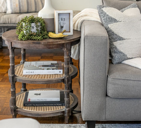 Rustic Raw End table