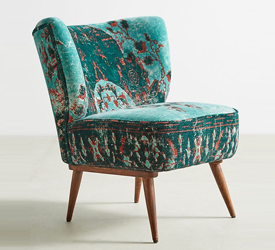 Dark Turquoise Accent Chair