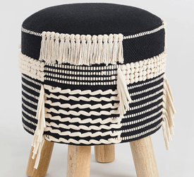 Bohemian stool handcrafted