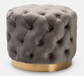 Contemporary Tufted ottoman