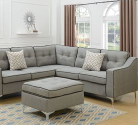 Harmony 4 Seater L shaped  Section with Ottoman